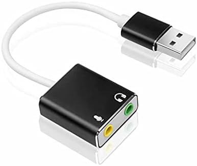 CHYSP Vanjska USB zvučna kartica tipa C / USB do 3.5 mm SB Audio Adapter slušalice mikrofon