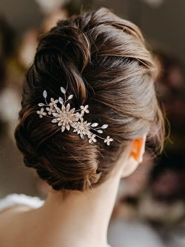 AW Bridal Bridal Hair češalj Ivory cvijet vjenčanje češalj za kosu Bridal Headpiece Hair Pieces Bridal Hair Accessories