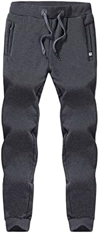 Muške trenerke modne jednobojne kašmirske podstave tople pantalone srednjeg struka pencil pantalone