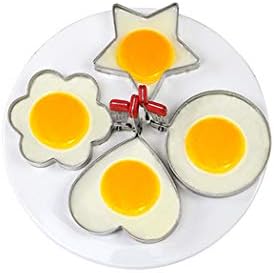 4-komad zadebljani okrugli, peterokutni cvijet u obliku cvijeta 304 omlet od pečenih jaja od nehrđajućeg čelika