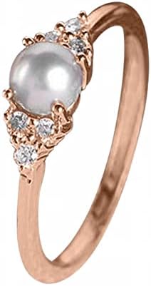2023 Novi ženski biserni dijamantski prsten stilski prsten za uključivanje prstena za prsten 1