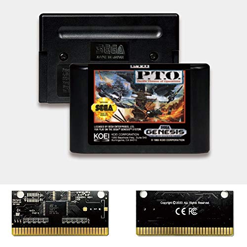 Aditi p.t.o. Pacifičko pozorište Operat - USA Label FlashKit MD Electroless Gold PCB kartica za Sega Genesis