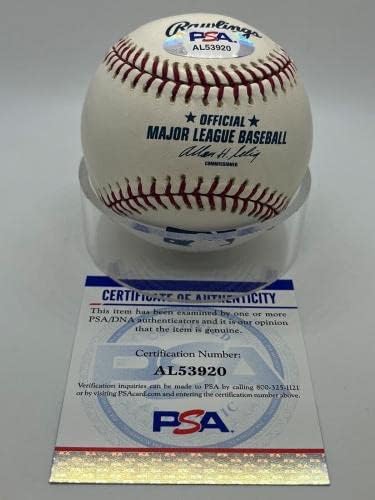 Johnny Estrada Phillies Braves Nationals potpisan autogram OMLB Baseball PSA DNK - autogramirani