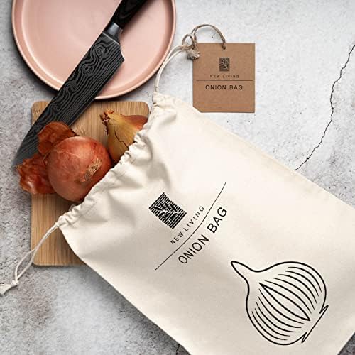 Torba za krompir & amp; torba od luka | laneni pamučni materijal | Eko proizvod | by New Living |