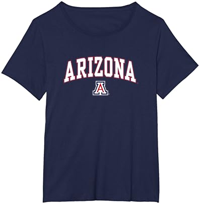 Arizona Wildcats Womens Arch preko mornaričke majice zvanično licencirana majica