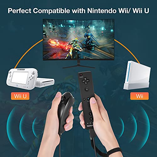Wii daljinski upravljač sa Nunchuck-om, Wii Remote s Motion Plus za Nintendo Wii i Wii U, Bežični Wii