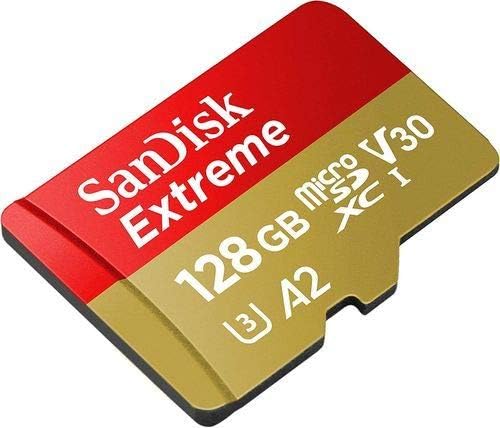SanDisk Extreme A2 128GB MicroSD memorijska kartica za GoPro Hero 9 Crna akciona kamera Hero9 SDXC paket sa svime osim Stromboli Micro SD čitač kartica