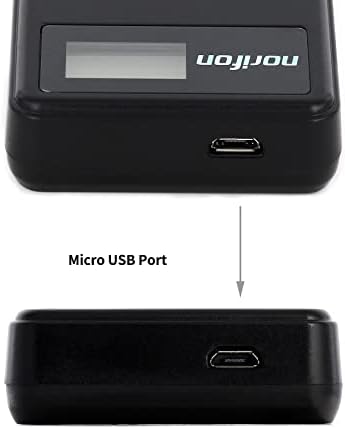 NORIFON NB-6L LCD USB punjač za Canon PowerShot SX530 HS, SX610 HS, SX710 HS, SD1200 IS, SD1300