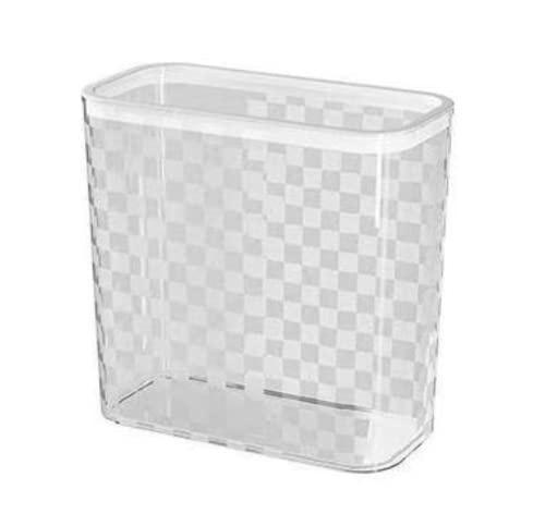 EILRAMIR CARBAGE CAN WC WC Gap Smjestova može velika kvadratna prozirna kuhinja sa papirnom košarom pod pritiskom