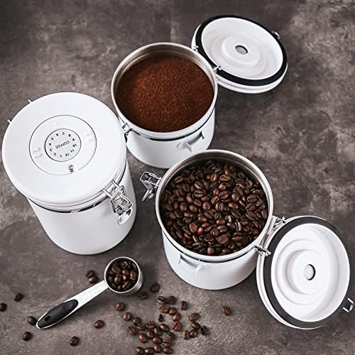 BINCOO kontejneri za kafu od nerđajućeg čelika 26oz, kanister za kafu za mlevenu kafu, hermetička