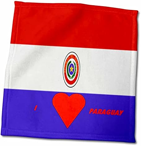 3Droza Florene ljubav prema državi zastava - I Love Paragvaj - Ručnici