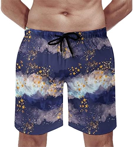BMISEGM kratke hlače za muškarce Muške ljetne modne slobodno vrijeme uz more 3D digitalni tisak čipkastim čipka