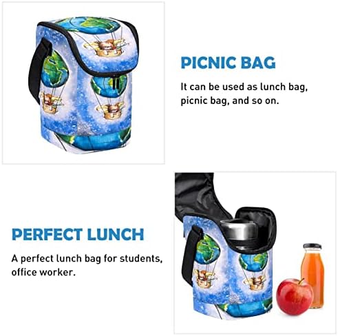 Guerotkr torba za ručak za žene, kutija za ručak za muškarce,ženska kutija za ručak, balon
