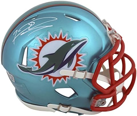 Delfini Tua Tagovailoa potpisali Flash Speed Mini kacige fanatici COA-autograme NFL Mini kacige
