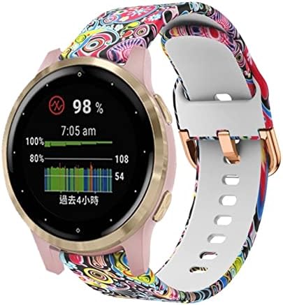 MODBAND 18mm silikonska zamjena Smart Watch Band traka za Ticwatch C2 za Garmin Active s Smart watch narukvica narukvica dodatna oprema
