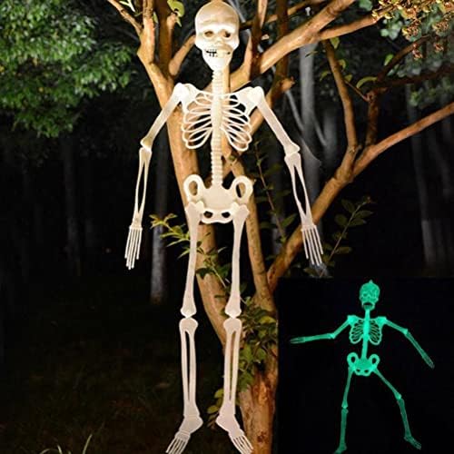 Narfire Halloween Skull Dekoracija lubanja Svjetlosni kostur okvir okvira KTV horor dekoracija scene
