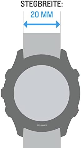 Garmin Brzo izdanje 20 Watch Band, Crni silikon sa hardverom Gunmetal,
