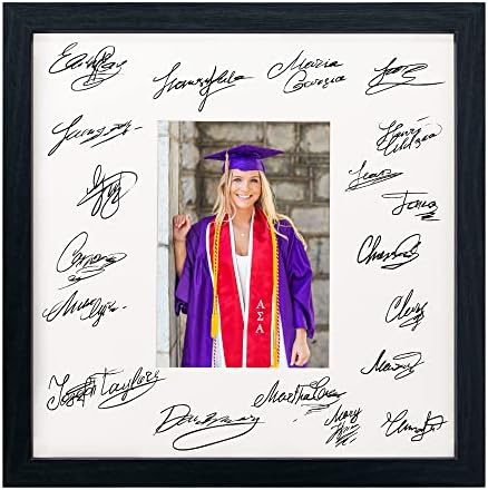 GraduatePro 11x14 okvir za slike ploče s potpisom za diplomiranje sa 5x7 prostirkom za potpisivanje