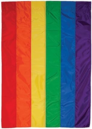 U Breeta 3702 Rainbow House Banner - 28 x 40 inča