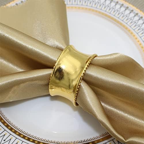Sawqf Metalni držač salveta prsten za salvete za venčane večere stranke Vjenčanja Repocije Dekoracija porodice