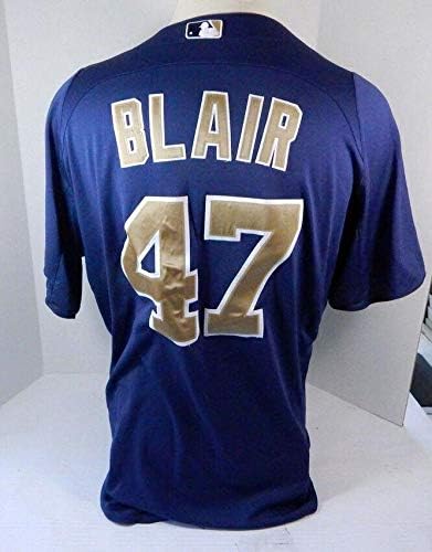 2012-13 San Diego Padres Willie Blair # 47 Igra Polovni dres POVY BP 312 - Igra Polovni MLB dresovi