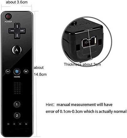Zotain 2 Packs Wii Remote Controller kompatibilan sa Nintendo Wii & Wii u, sa silikonskim futrolom i remen zglobom
