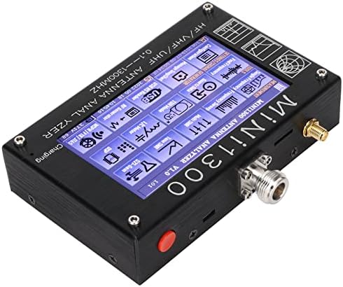 Vektorski mrežni analizator, 0.1 do 1300MHz HF VHF UHF 4.3 in kapacitivni LCD ekran osetljiv