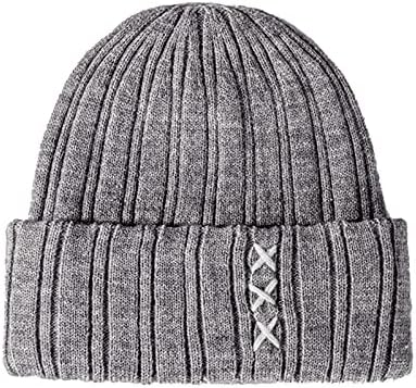 Manhong vanjski pleteni zimski šešir vunene casual unisex zgušnjavati stolad modne hat bejzbol kape