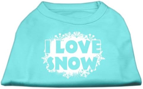 Volim snežne ecreintprint košulje aqua xxl