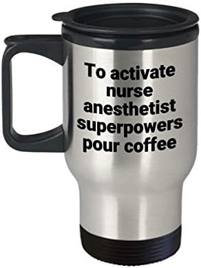 Sestra anestezitristička putnička krigla - smiješna sarkastična nehrđajućeg čelika Novost superpower