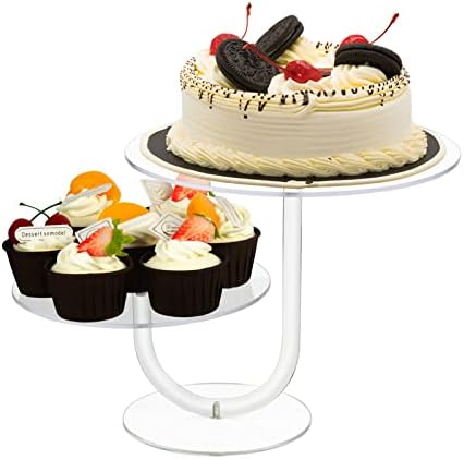 J Torta zaslona 2 puta akrilni cupcake Tower prikaz Premium cupcake držač deserty TOWER za rođendan