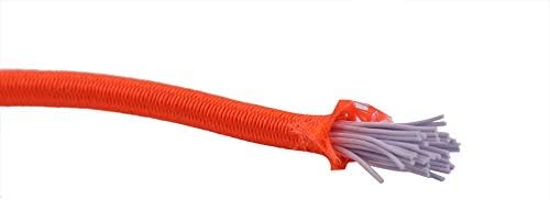 Star 3/16 x25 stopala narančasti elastični kabel elastični najlon kablovi kajak palubaste gudačke konop i vezanje traka za prikolicu, gravitaciona stolica, marine