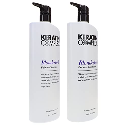 Keratin Complex Blondeshell Debrass šampon & amp; regenerator 33.8 Oz Duo