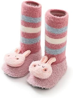 Kat za bebe zadebljani u jesen i zimskoj djeci crtani izvlačenje dječjih čarapa za djecu Todler čarape za drveni pod