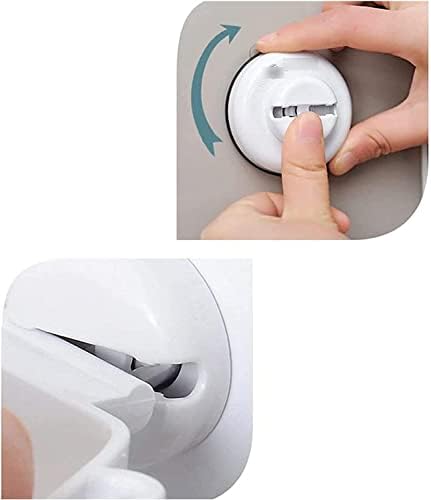 Rahyma Weiping - toaletni držač za papir držač tkiva zidna nosača usisana čaša, držač za papir bez ručnika bez obzira na bijelo