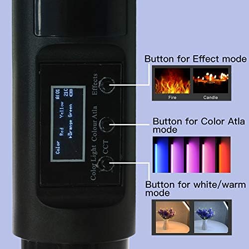 Ykoblo ručna fotografija svjetla Stick RGB LED cijev svijetli šareni specijalni efekti Film Fotografija