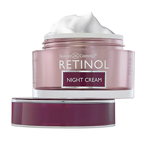 Retinol noćna krema-originalni Retinol protiv starenja za kožu mlađeg izgleda-luksuzna regenerativna hidratantna krema djeluje dok spavate kako bi smanjila Fine linije i druge znakove starenja