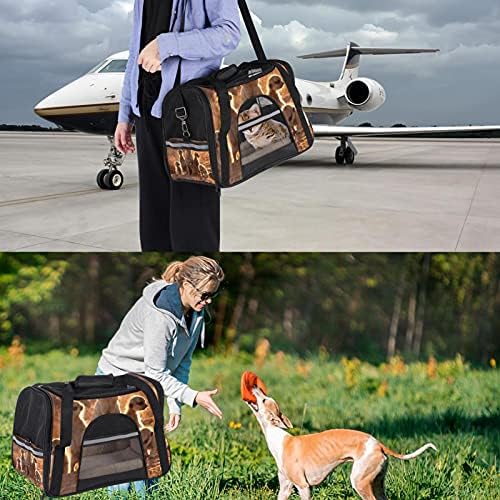 Nosač za kućne ljubimce Meerkats Meki putni nosači za kućne ljubimce za Mačke, Psi Puppy Comfort prenosiva sklopiva torba za kućne ljubimce odobrena aviokompanija