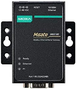Moxa MGate MB3180: 1 Port RS-232/422/485 Modbus TCP na serijski komunikacijski Gateway