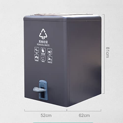 Antwax nehrđajući čelik papučica za smeće može se na otvorenom otpadati kontejner Super veliki kapacitet kabine za smeće na otvorenom konzerve s poklopcem za vanjski dom