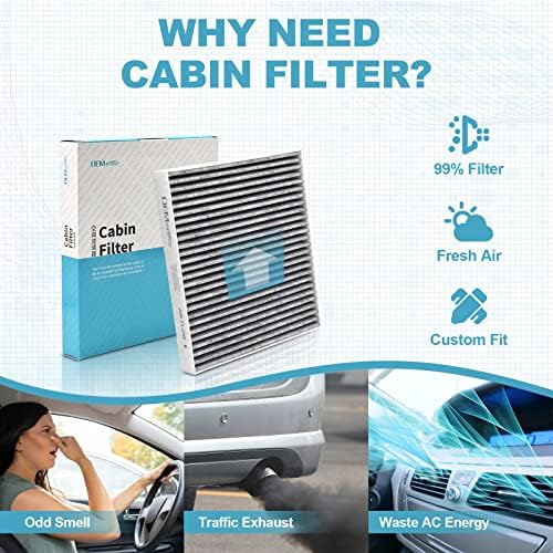 Oemassive Car Poleen Filter za vazduh uključuje aktivirani filtri za putničke pregrade za mercedes-Benz