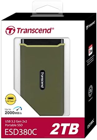 Transcend 2TB USB 3.2 Gen 2x2 USB Type-C ESD380C prijenosni SSD SSD SSD TS2TESD380C