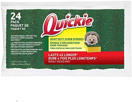 Quickie 2052201 Spužva za čišćenje, 24-pakovanje, dugotrajno, teška, kuhinja i kupaonica čišćenje