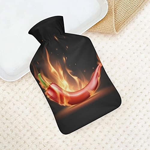 Realistična ljuta crvena paprika u Flame boci za toplu vodu 1000ml slatka meka voda-torba za injektiranje