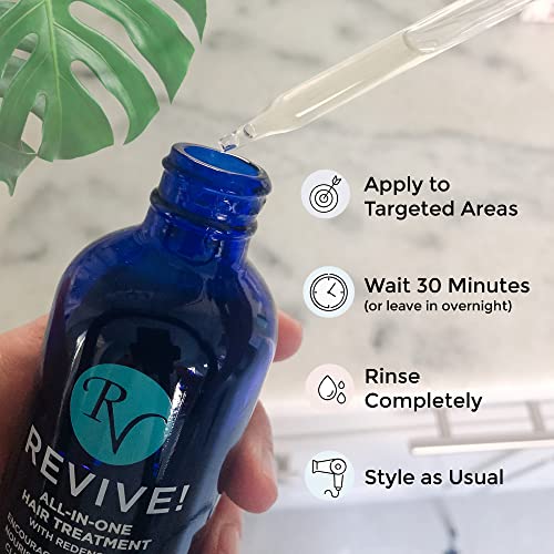 RemeVerse Revive all-in-One Serum za tretman kose sa 3% Redensyl za stanjivanje kose, ublažavanje gubitka kose, podsticanje rasta nove kose. Sadrži Procapil, Peptide, DHT blokatore, vitamine