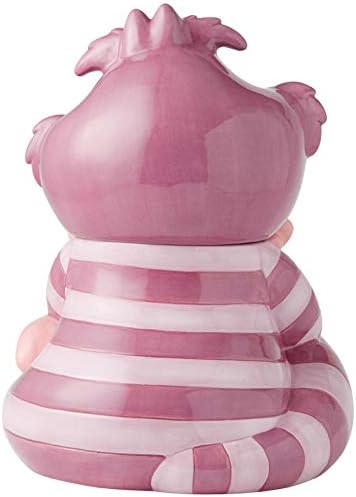 Enesco Disney Keramika Alice u zemlji čuda Cheshire kanister za tegle za kolačiće za mačke, 10,25 inča,