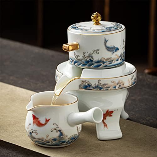 HDRZR Automatski kameni napravljeni kung FU Tea set keramičke čajne šalice keramičke čajne keramičke čajnog spremnika