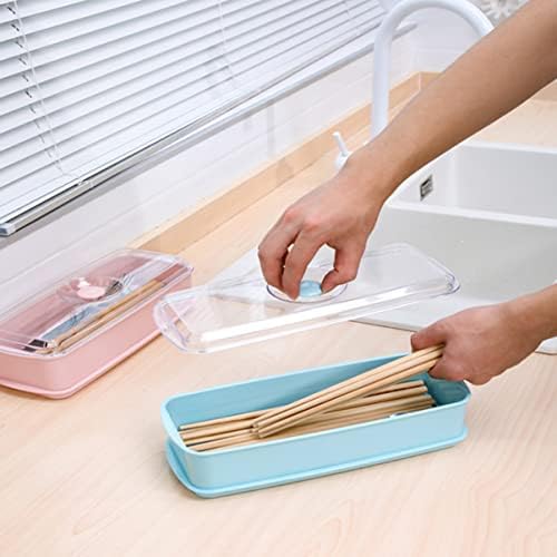 Kutija za štapiće za jelo praktična oprema za kaveze u domaćinstvu otporna na stalak za posude za posuđe početna korisna kuhinja i viljuške za sušenje posuđa držač posuđa-otporan na drenažu