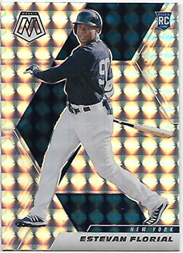 2021 Panini mozaik srebrni prizm # 247 Estevan Florial RC Rookie Card New York Yankees Službena kartica MLB PA Baseball Trgovačka karta u sirovom stanju