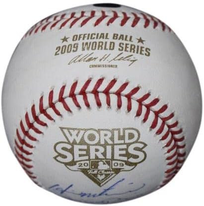2009. Njujork Yankees tim potpisao je bejzbol Svjetske serije 9 Sigs Steiner 33945 - autogramirani